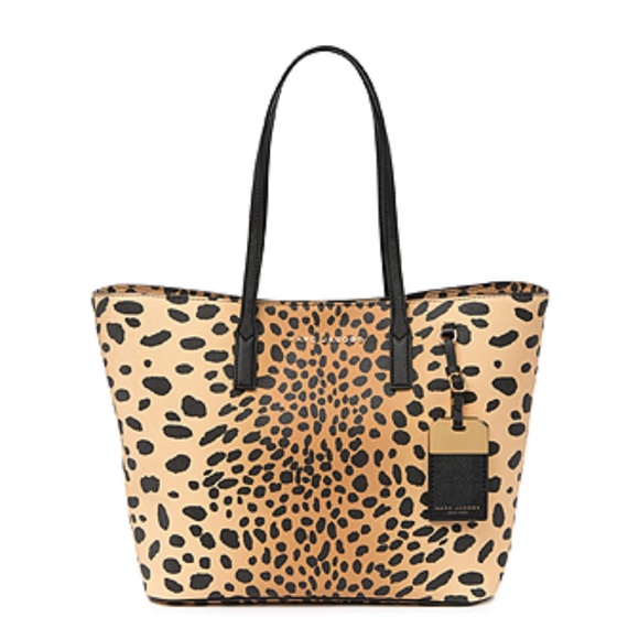Marc Jacobs Handbags - Marc Jacobs Sidekick Logo Cheetah Print Tote Bag